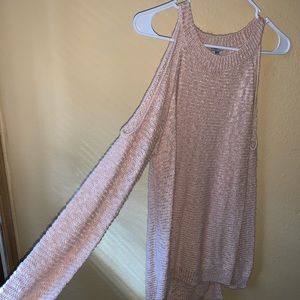 Open shoulder sweater